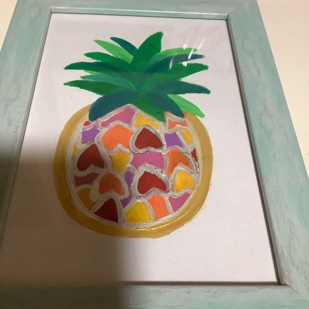 オリジナルハンドメイド　カラフルパイナップル
