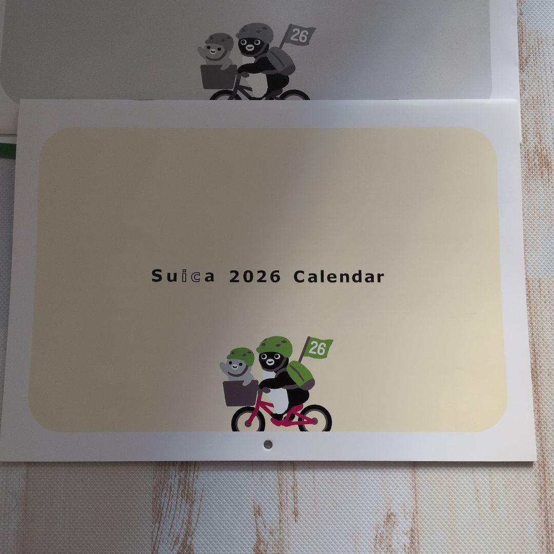 希少 JR Suica スイカペンギン 2026 壁掛けカレンダー