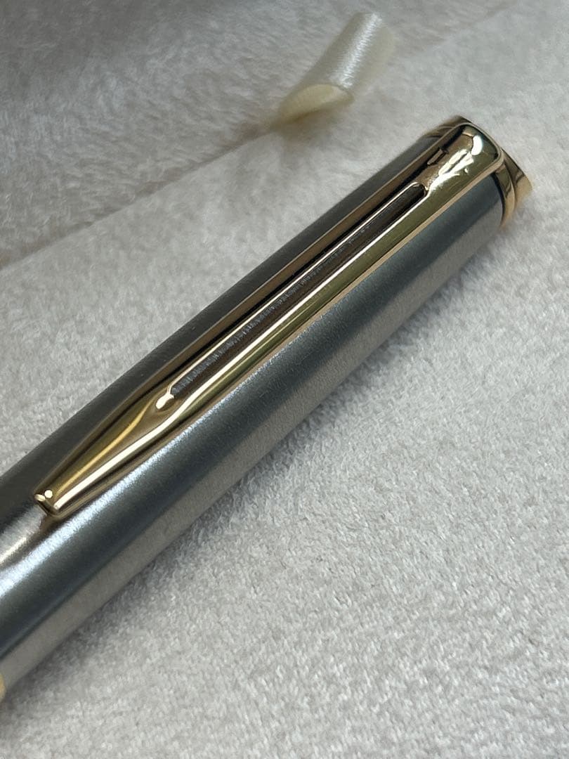 ウォーターマン 万年筆 シルバー・ゴールド