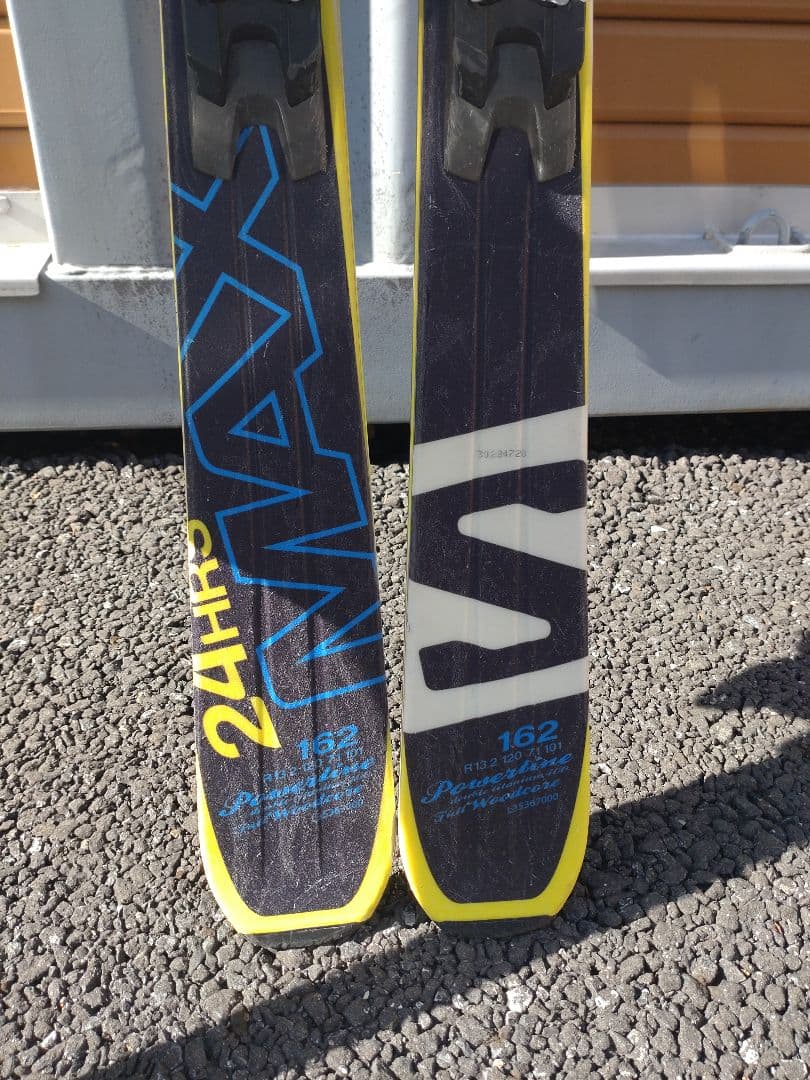 値下げ　Salomon Powerline 24HRS スキー 板 162cm