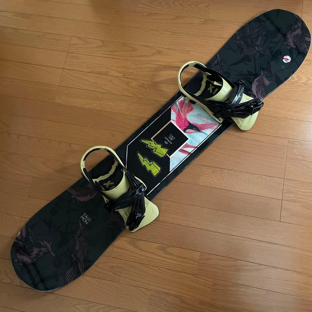 SALOMON スノーボード140センチ FLUX D/Sビンディング　Sサイズ