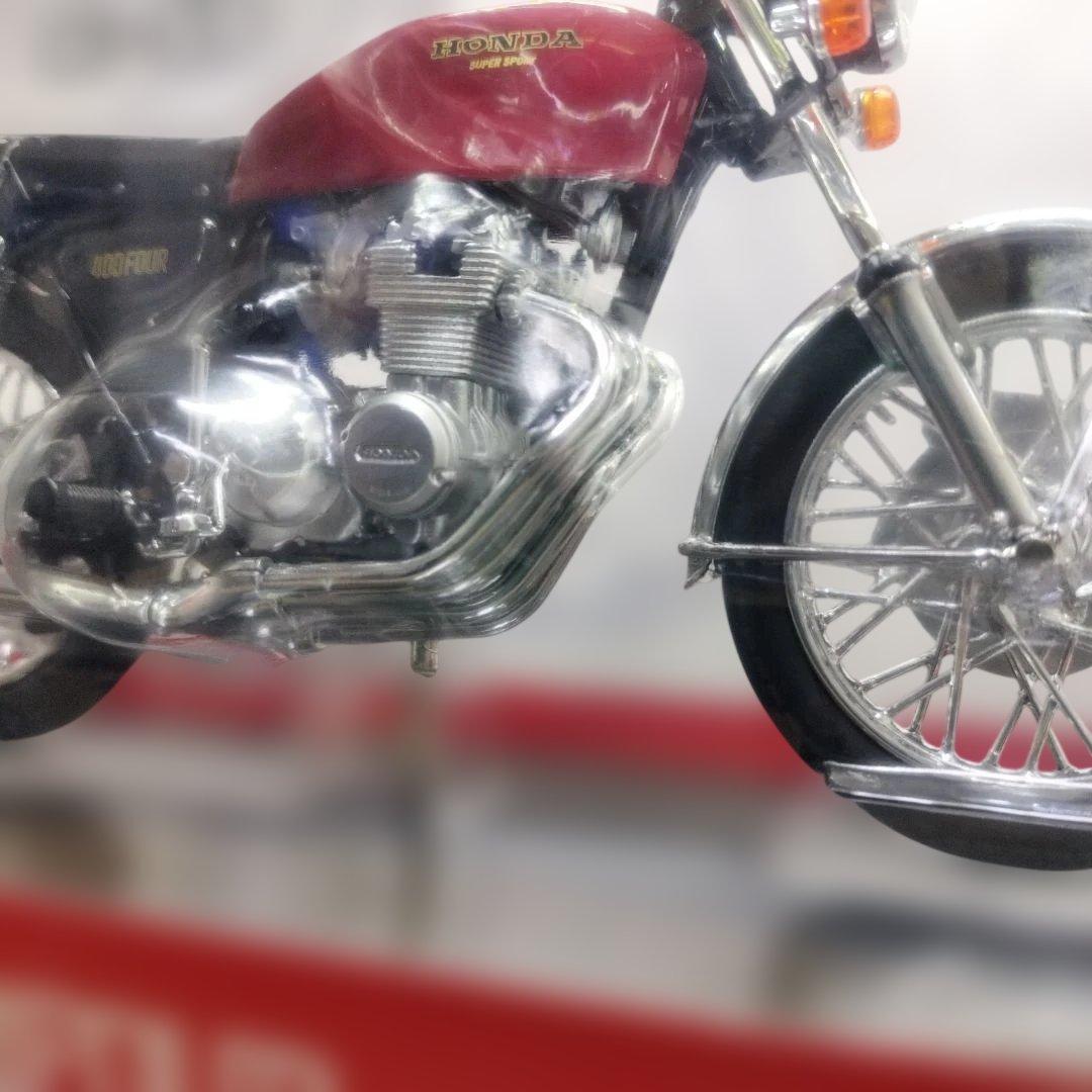 アオシマ スカイネット 1/12 ホンダ CB400FOUR ライトルビーレッド
