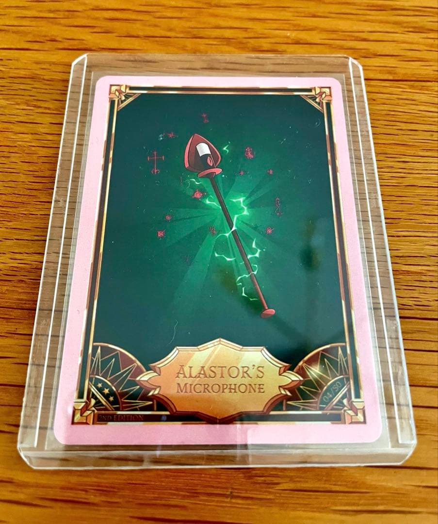 ハズビンホテル アラスター トレカ プロモカード トレーディングカード