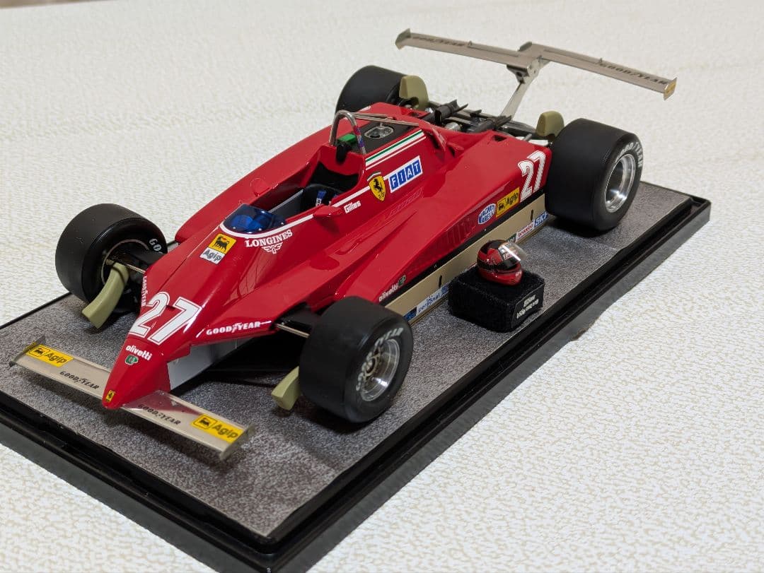 フェラーリ126C2 1982ダブルウィング ジル・ヴィルヌーブ#27