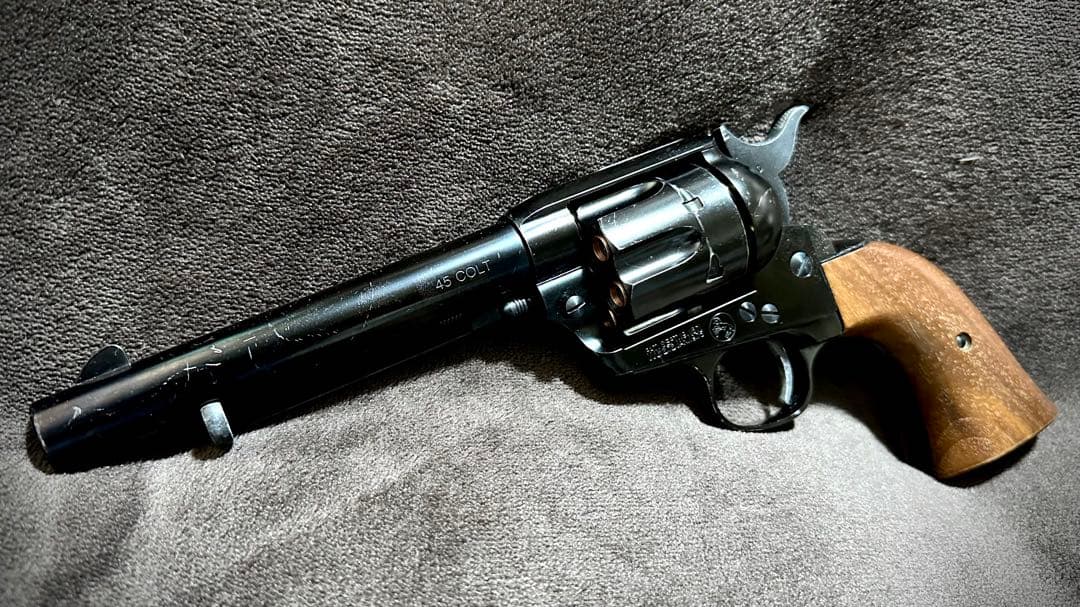 マルシン SAA ガスリボルバー Xカートリッジ ディープブラックABS