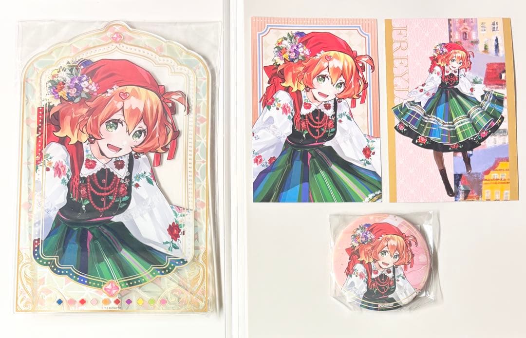 マクロス万国博覧会 アクリルパネル 缶マグネット ポストカード フレイヤ セット