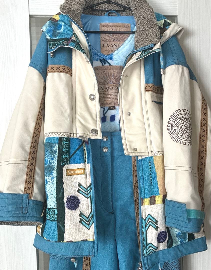 EVANOVA ミズノ　スキーウェア 希少　当時物　レトロ　ヴィンテージ　美品