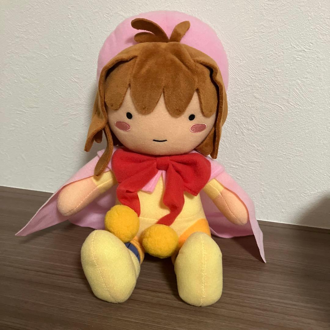 カードキャプターさくら　ベッドの上のさくらちゃん　ぬいぐるみ