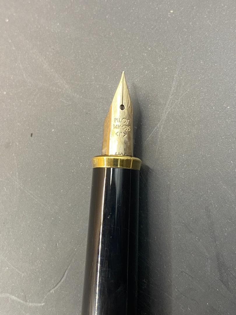 パイロット 万年筆 14K-585 ゴールドF ブラック