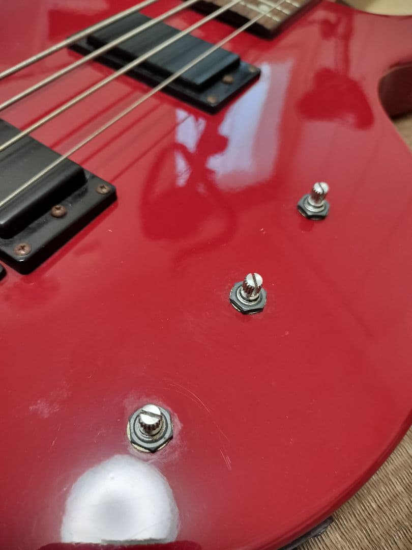 GrassRoots エレキベース レッド★動作確認済★メンテ済★配送無料