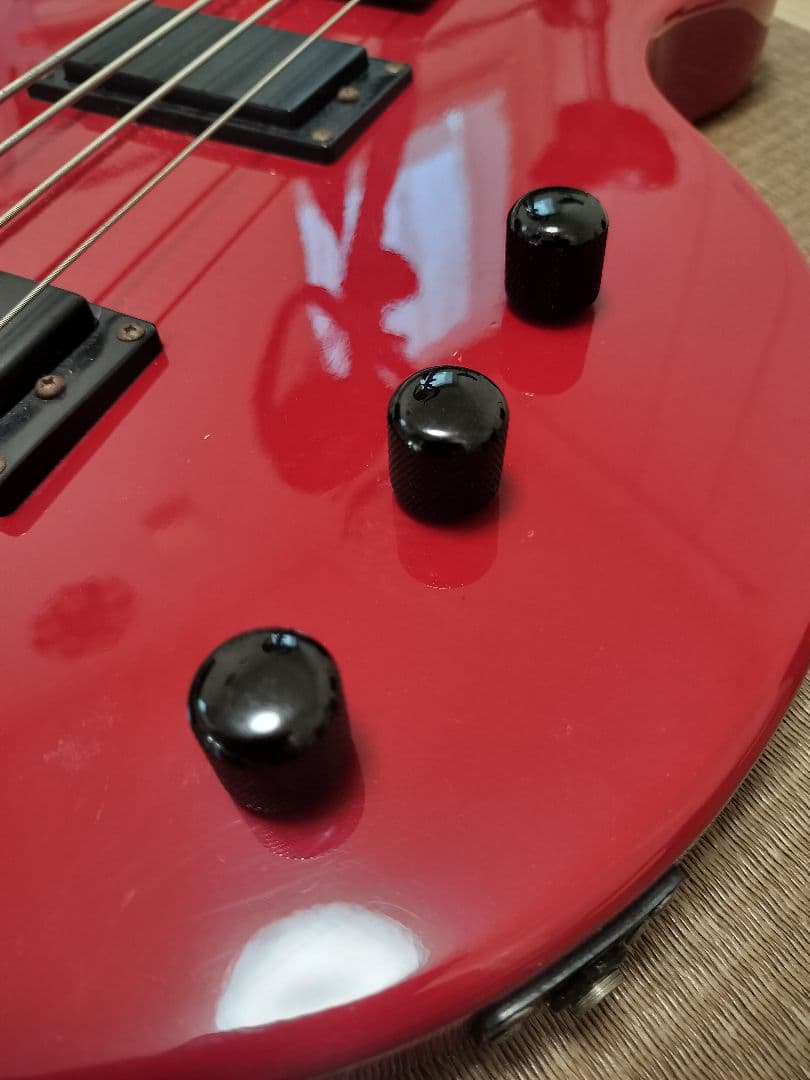 GrassRoots エレキベース レッド★動作確認済★メンテ済★配送無料