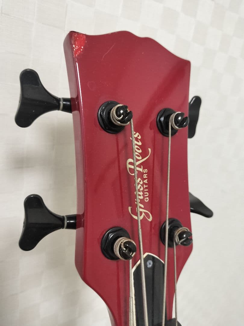 GrassRoots エレキベース レッド★動作確認済★メンテ済★配送無料