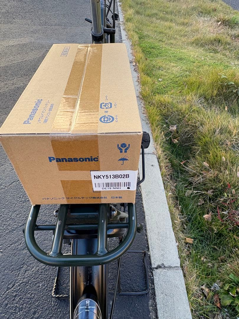 中古20インチPanasonic電動アシスト自転車　8.9Ahバッテリー新品