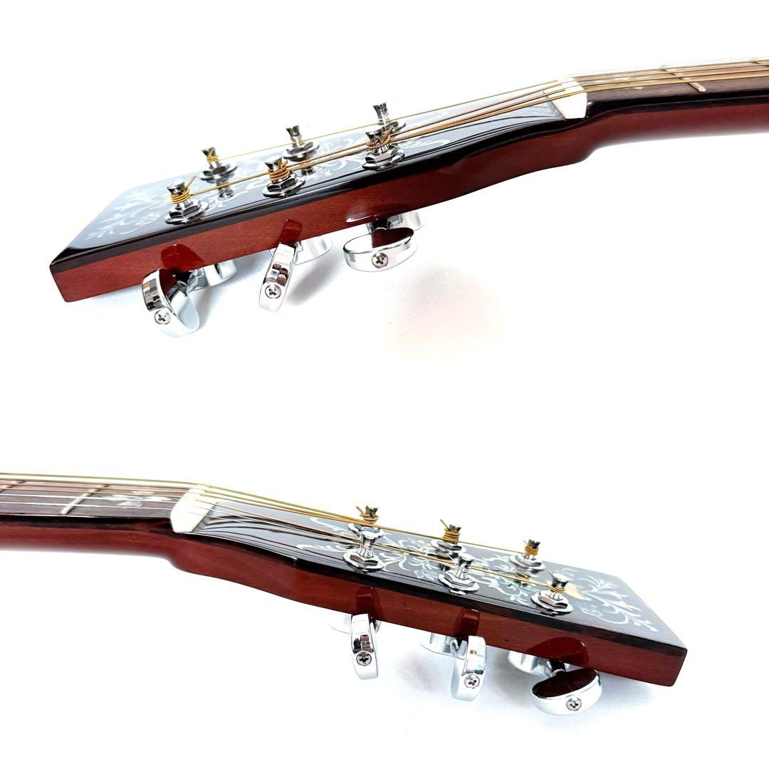 【希少・美品】サムズ工房 豪華手工ギター アコースティックギター エレアコ