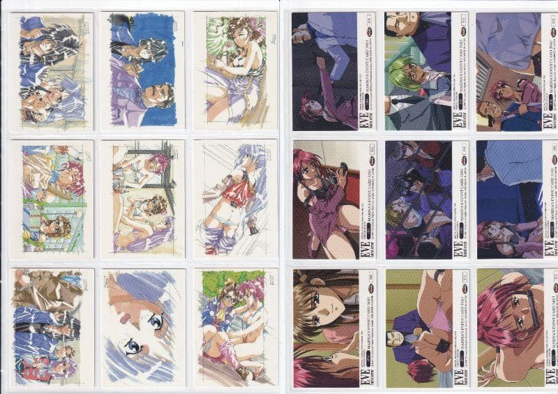 EVE　burst errorイヴ・バーストエラー　トレーディングカード２コンプ