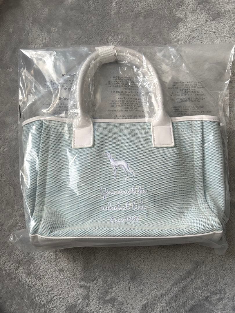 【新品未使用】adabat/アダバット 刺しゅうロゴデザイン　カートバッグ