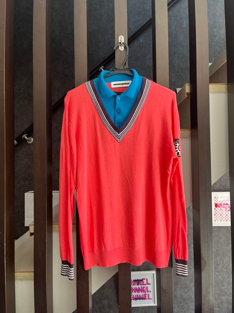 ディセンバーメイ　ゴルフウェア　メンズ　長袖シャツ　Lサイズ　トレーナー