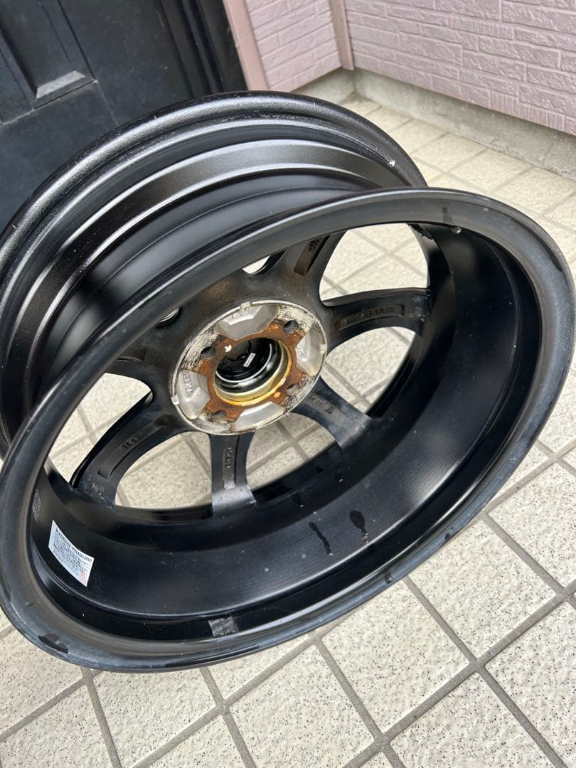 15インチ　5.5J +50 ハスラー等　2本セット　ガリ傷あり