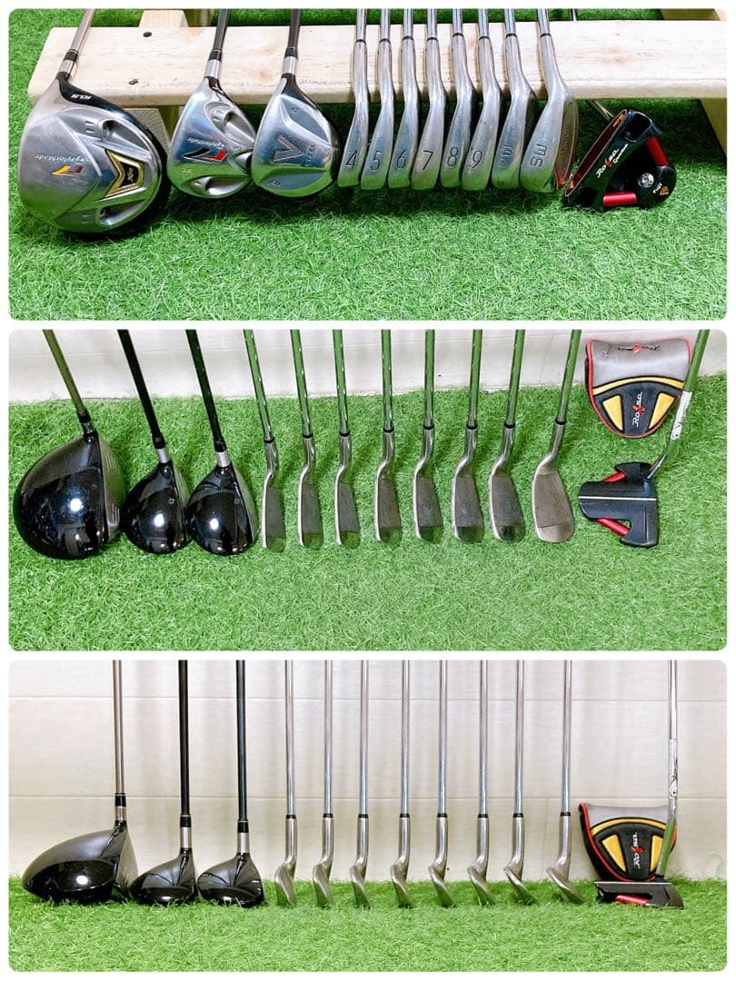 K1 テーラーメイド 初心者オススメ　ゴルフクラブ　メンズセット　右利き12本