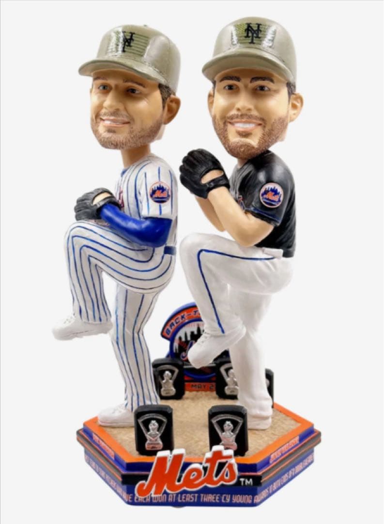 ジャスティン・バーランダー、マックス・シャーザー　サイ・ヤング3回 ボブルヘッド
