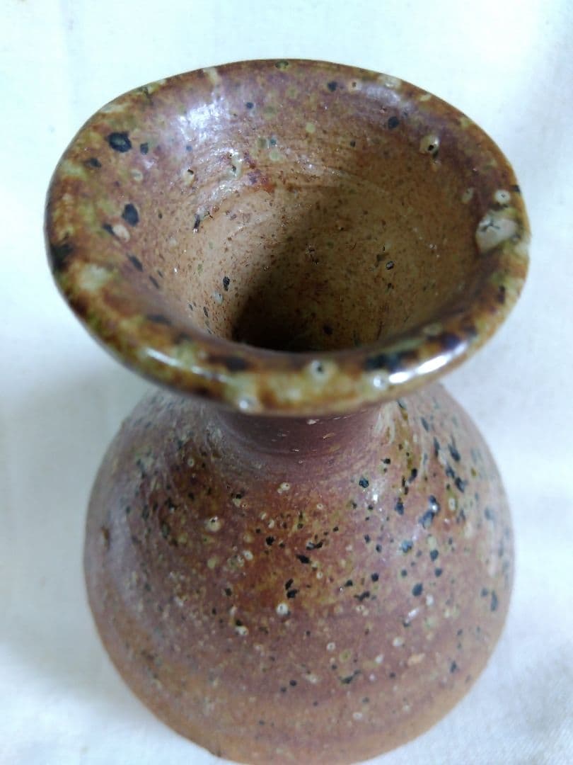 小山冨士夫 徳利 信楽焼　古山子