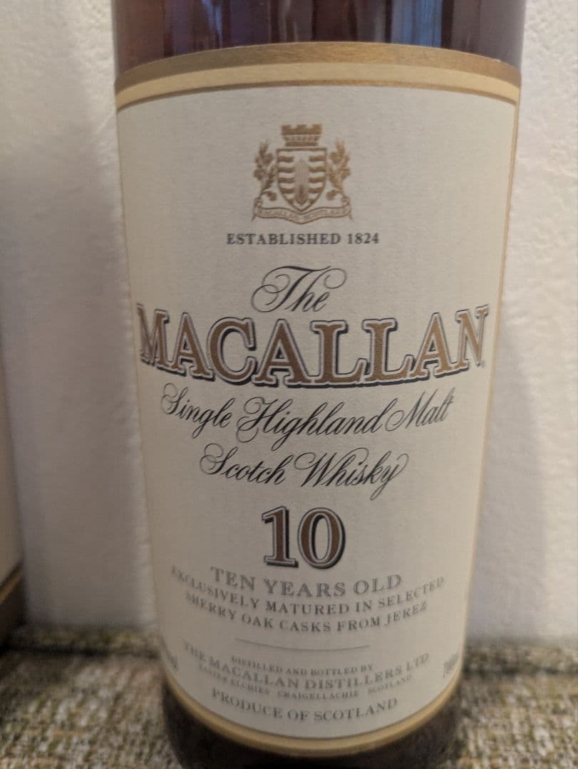 希少　古酒 マッカラン 10年 700ml 40% 箱付 90年代