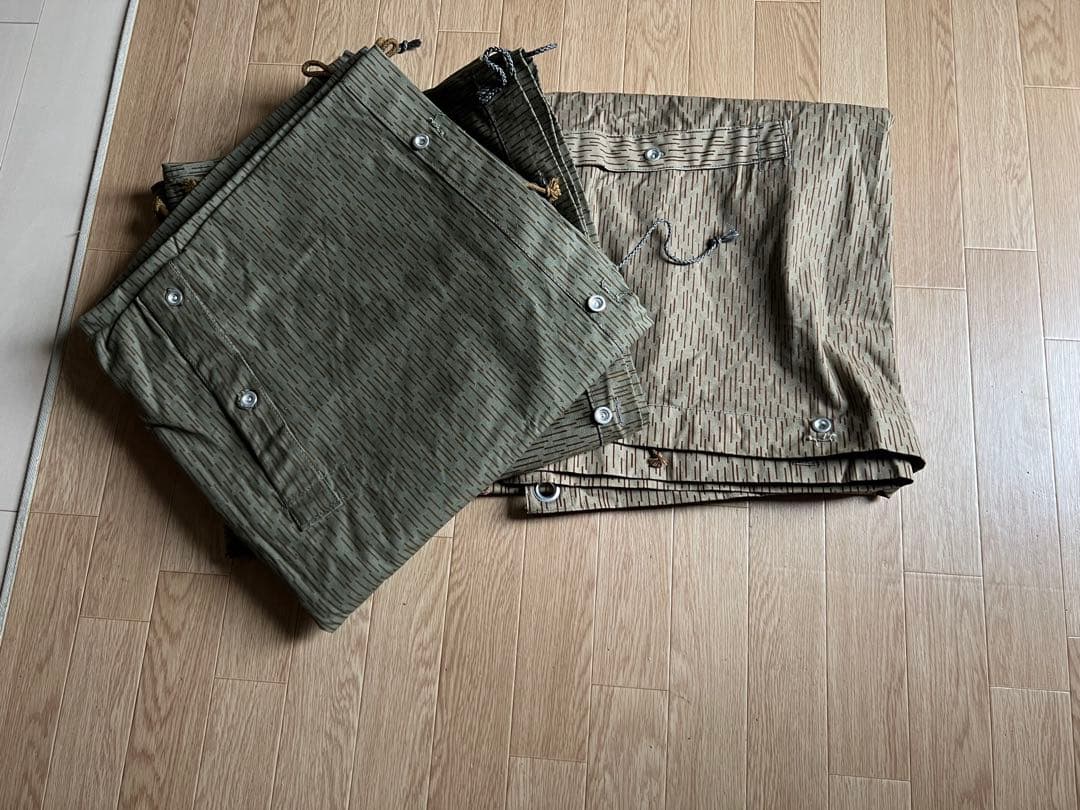 ［軍幕］東ドイツ軍　レインドロップカモポンチョテント
