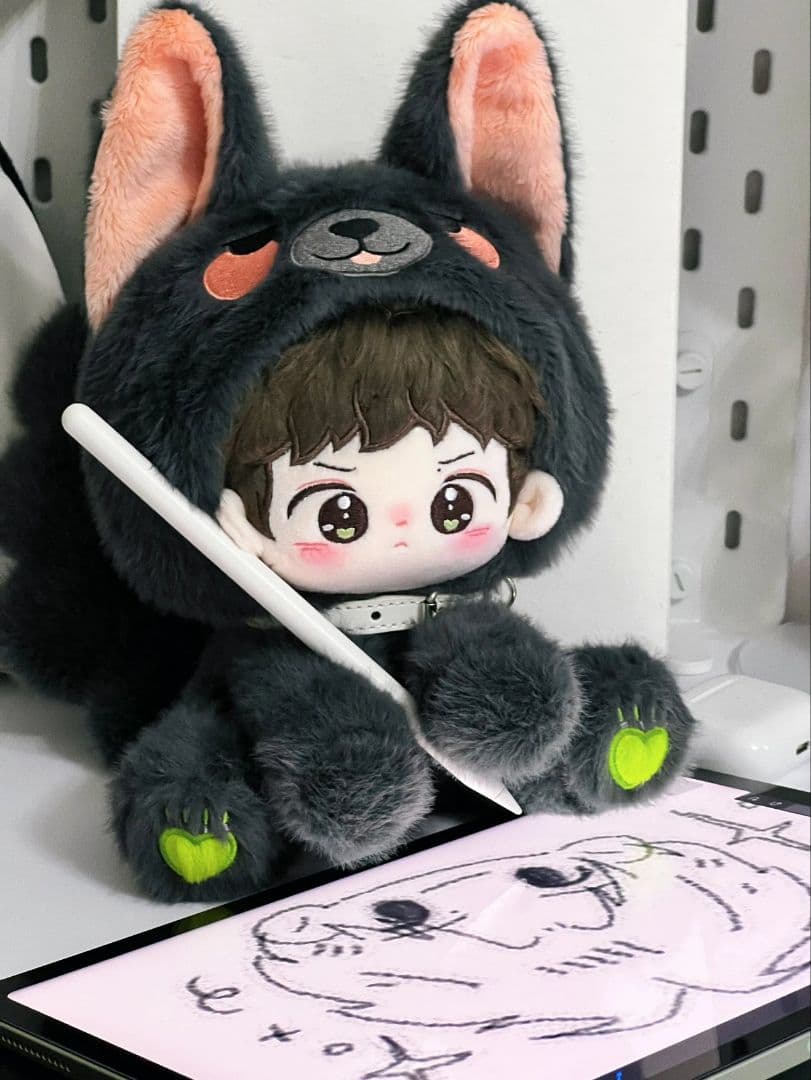 即発送【肖戦・王一博】おすわり着ぐるみぬいぐるみペア◆小啵♡小赞 (bjyx)