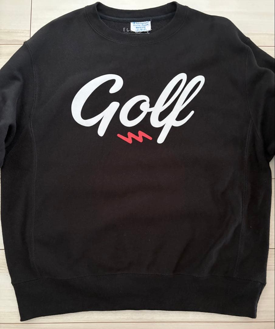 electric golf 初期 チャンピオン リバースウィーブ 黒 XL