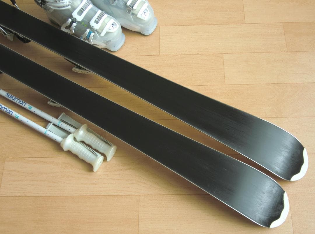 ■■送料無料■サロモン■女性用スキーセット■板151靴24-24.5■メンテ付■