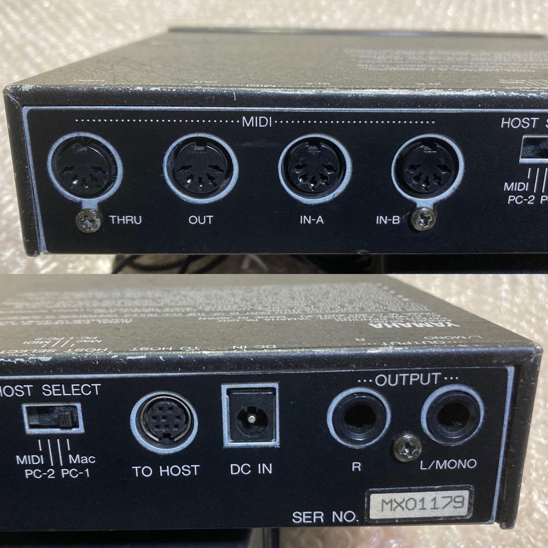 動作品! YAMAHA MU80 MIDI 音源モジュール 電池ソケット化済