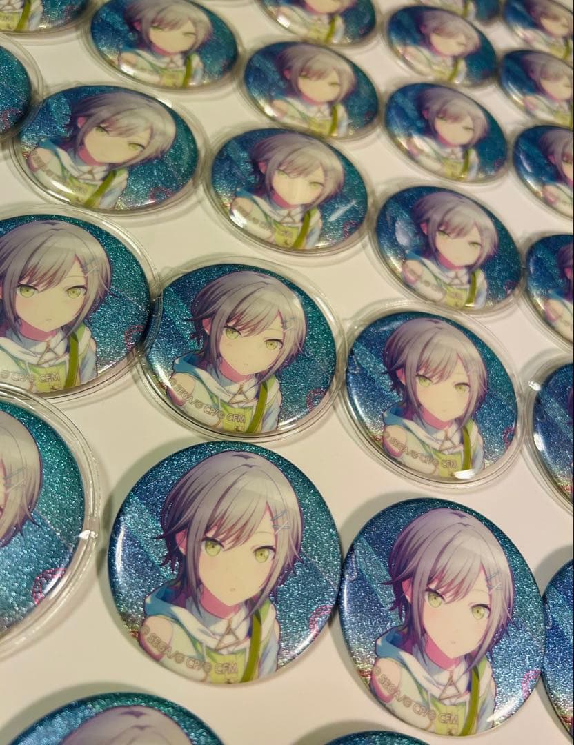 【49個】プロセカ 日野森志歩 グリッター缶バッジ