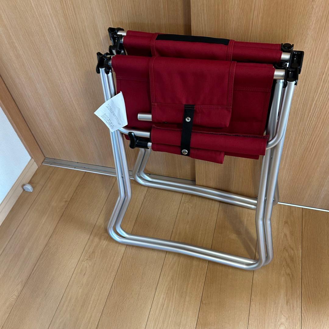  peak スノーピーク　FDフォールディングチェアワイド赤　2脚セット