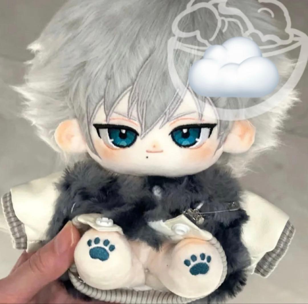 《銀髪緑目》激レア可愛い着せ替えぬいぐるみ《20cmぬいぐるみ》