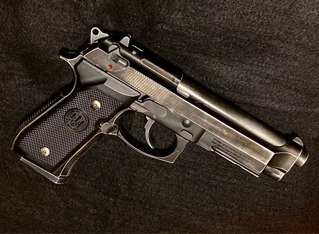 東京マルイ M9 A1 ABS樹脂製 古美 カスタムダメージ塗装 ジャンク品