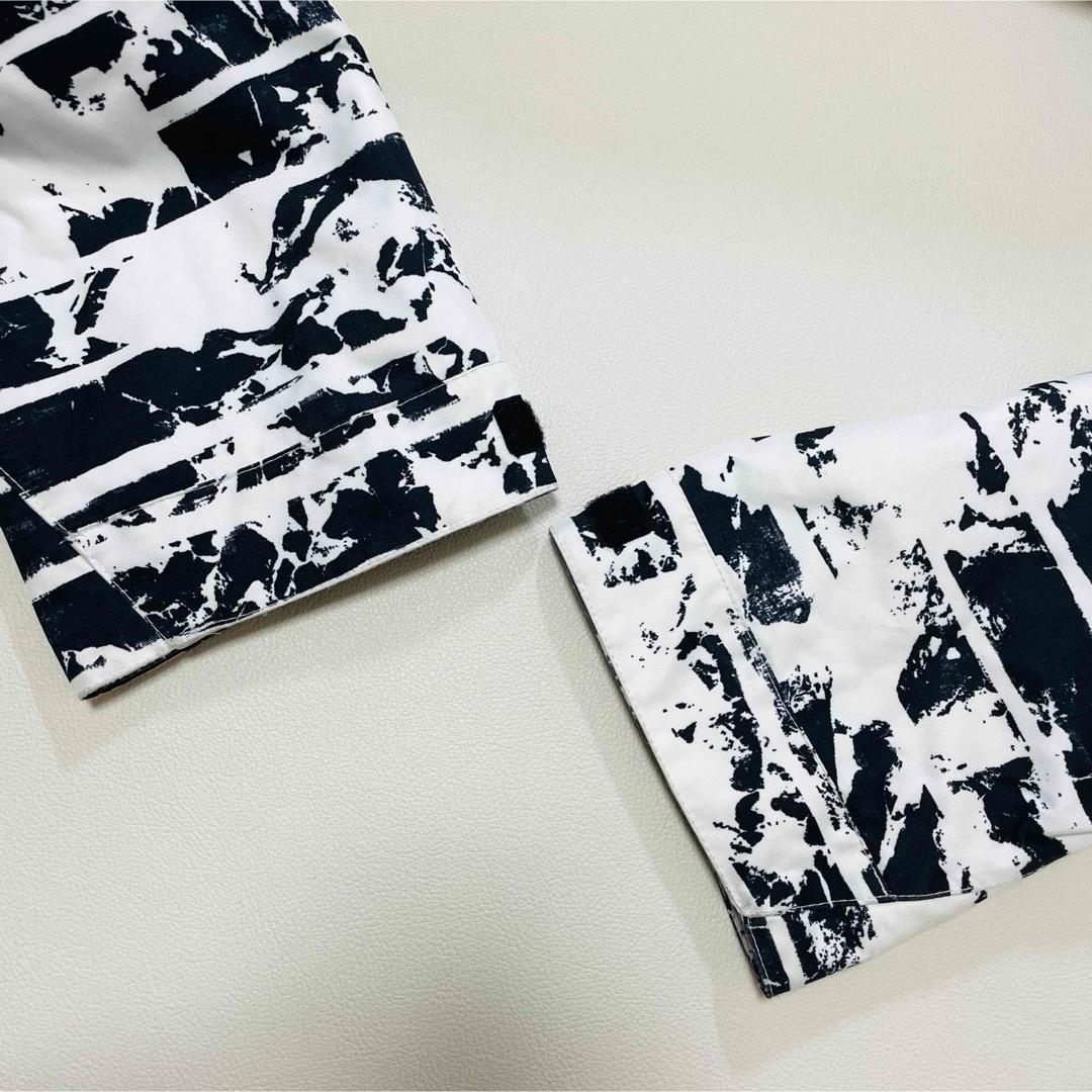 6706 そーすけ　バートン　ジャケット　総柄　ボーダー　スノボウェア