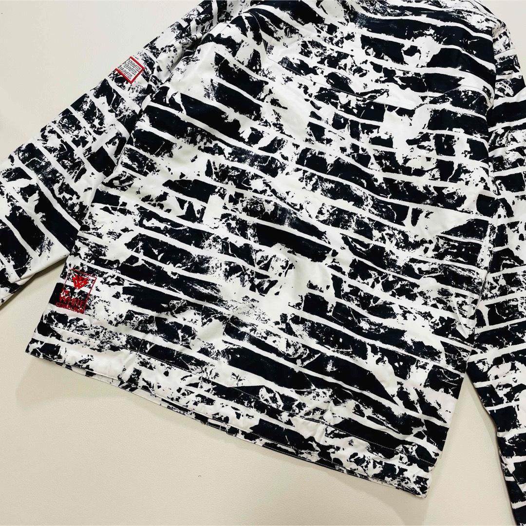 6706 そーすけ　バートン　ジャケット　総柄　ボーダー　スノボウェア