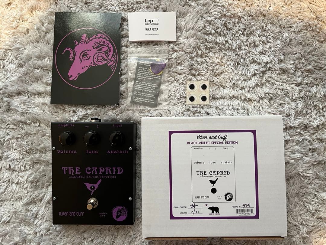 Wren and Cuff Caprid Black Violet エフェクター