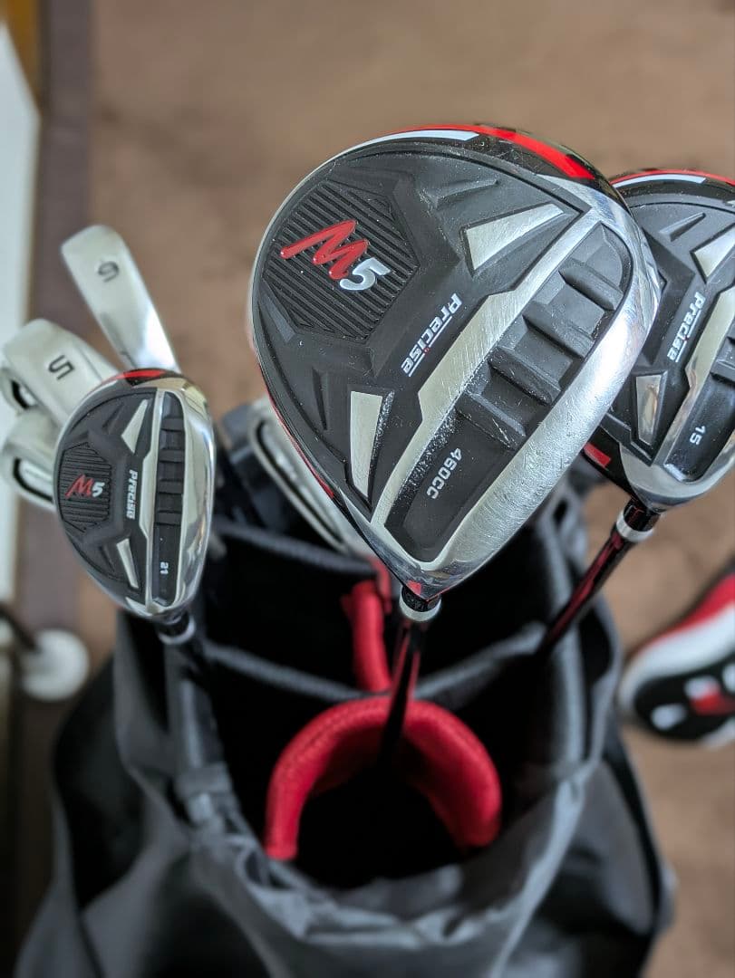 初心者ゴルフキャディーバックセット　メンズ右用