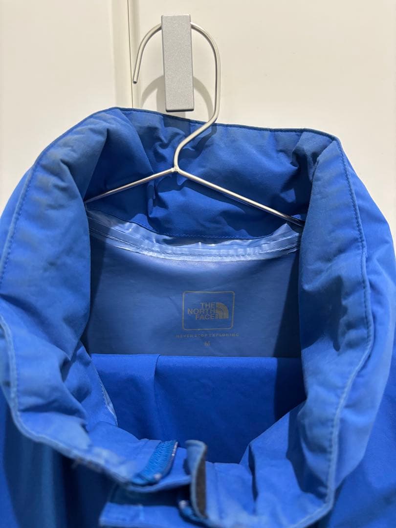 THE NORTH FACE フード付きレインウェア 青 上下セット
