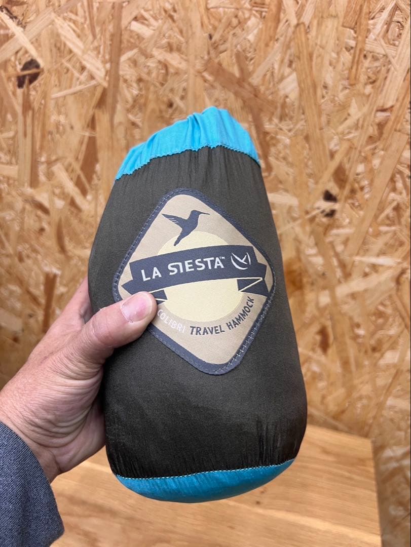 LA SIESTA（ラ シエスタ）トラベルハンモック　ダブル　ブルー