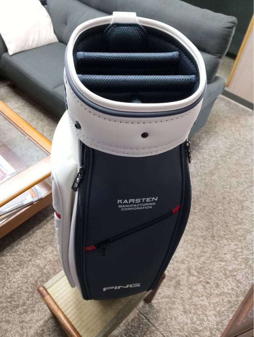 PING ピン 未使用 キャディバッグ ホワイト、ネイビー