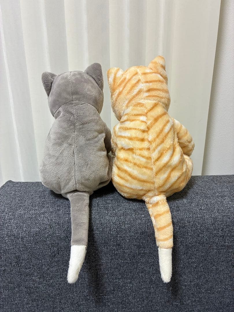 【廃盤レア美品】ヒグチユウコ　IKEA 猫ぬいぐるみ　せかいいちのねこモデル２匹