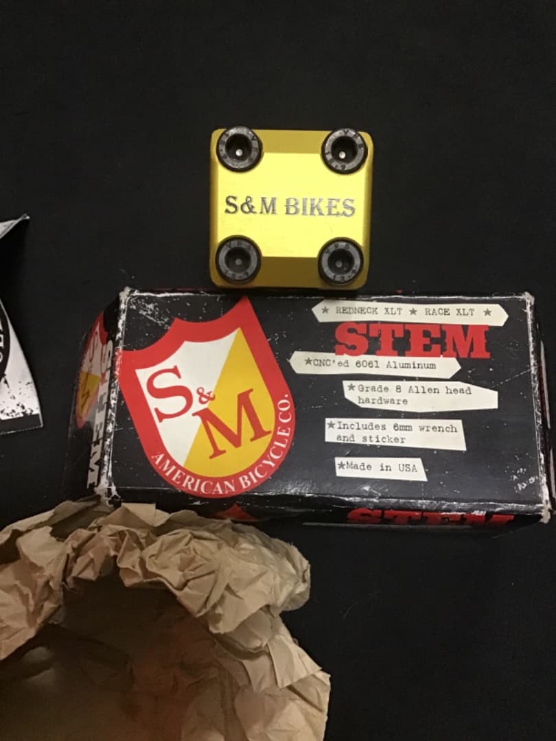 BMX S & M ステム ビンテージ REDNECK XLT