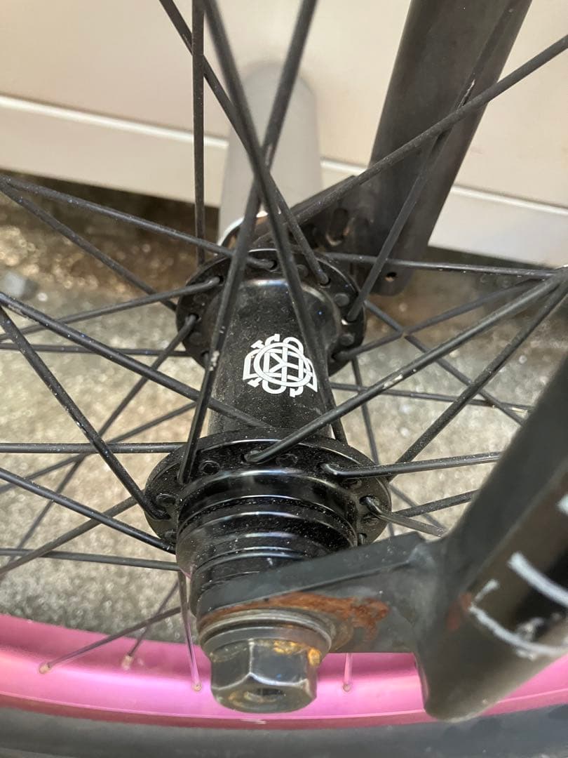 BMXホイールとフォークセット