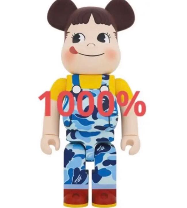 BE＠RBRICK BAPE(R) × ペコちゃん 1000%（ブルー）