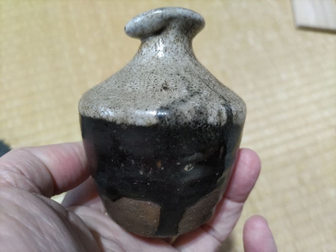 朝鮮唐津　小徳利　発掘伝製品　125cc　7尺徳利　振り出し　桃山・古唐津