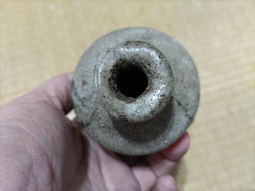 朝鮮唐津　小徳利　発掘伝製品　125cc　7尺徳利　振り出し　桃山・古唐津