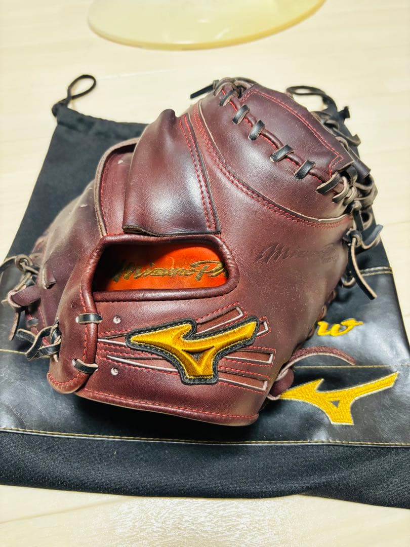 【即戦力】ミズノプロ　軟式キャッチャーミット　オーダー　ダークブラウン