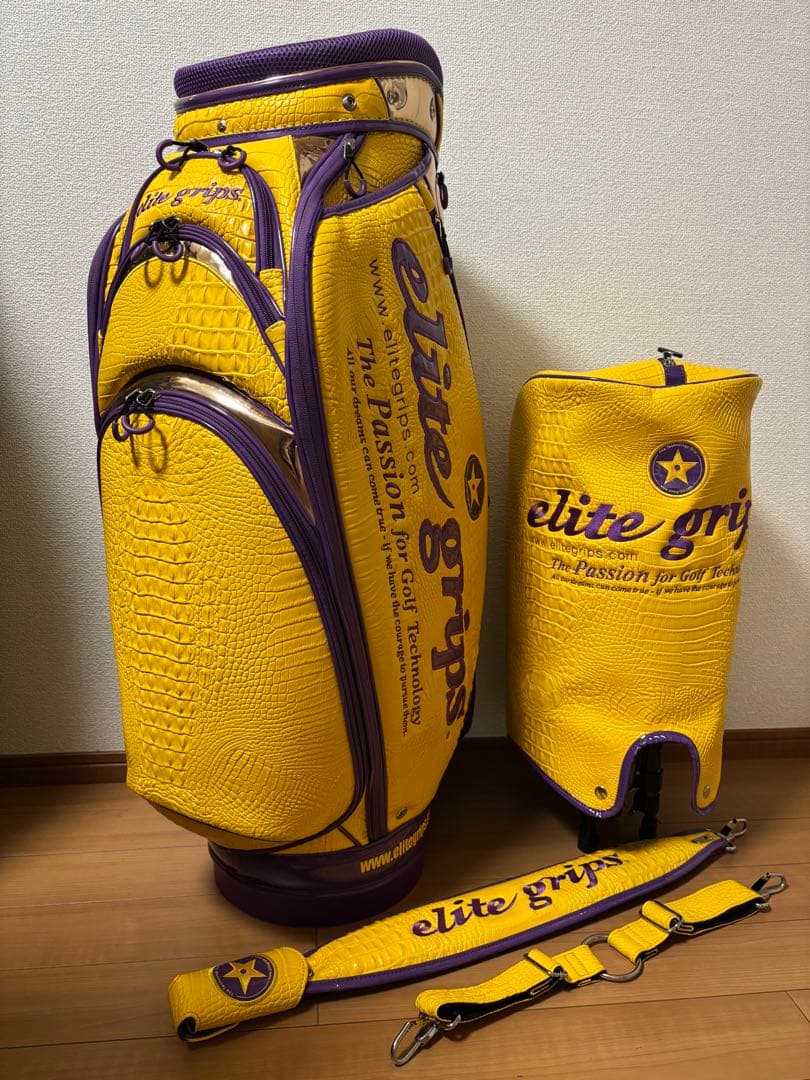 【限定200個】elitegrips エリートグリップ キャディバッグ 片山晋呉